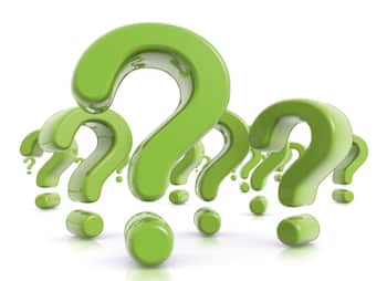 Group of Green Question Marks